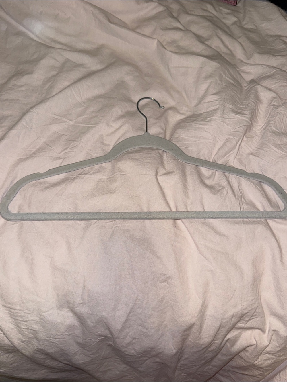 Gray Velvet Non-Slip Clothes Hanger - Neutral Home Accents Pack of 25